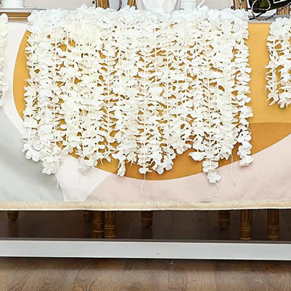 

100cm Silk Artificial Cherry Blossom Wedding Wreath Garden Arch Christmas Rattan Garland Yard Romantic Home Decor Diy Gift Box