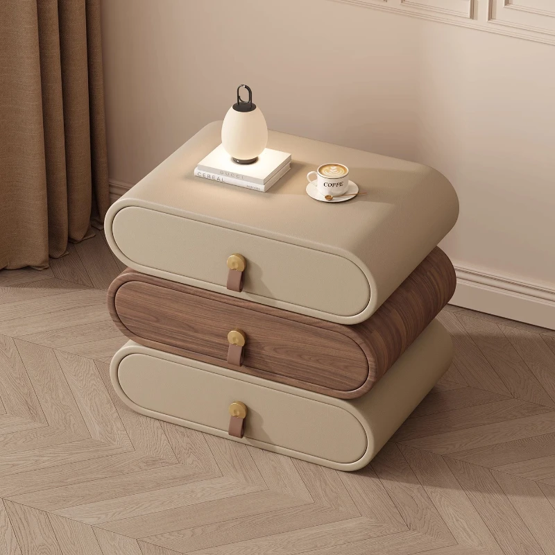 أدراج متنقلة منضدة لغرفة النوم، منظم موفر للمساحة، طاولة بجانب السرير بسيطة، تخزين فاخر، أثاث صالون Mesa De Cabeceira