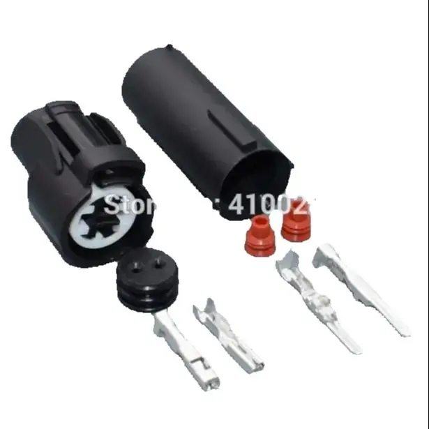 worldgolden 2.0mm 2pin 2way male female Intake Air Temperature Plug Pigtail Sensor Integra For Honda Civic 6189-015