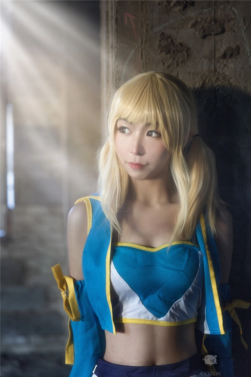 Lucy Heartfilia-Costume Cosplay pour Joueurs de 7 Ans, Uniforme SвLolita pour Bol, Jupe de Marin Trempée, Hmatte en Robe de Soirée