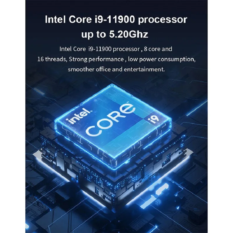 Mini PC Gamer di 12a generazione Intel I7 1265u I5 1235U 10 Core 12 Threads 2 * DDR4 M.2 NVME SSD HD Win11 Mini computer da ufficio WiFi6