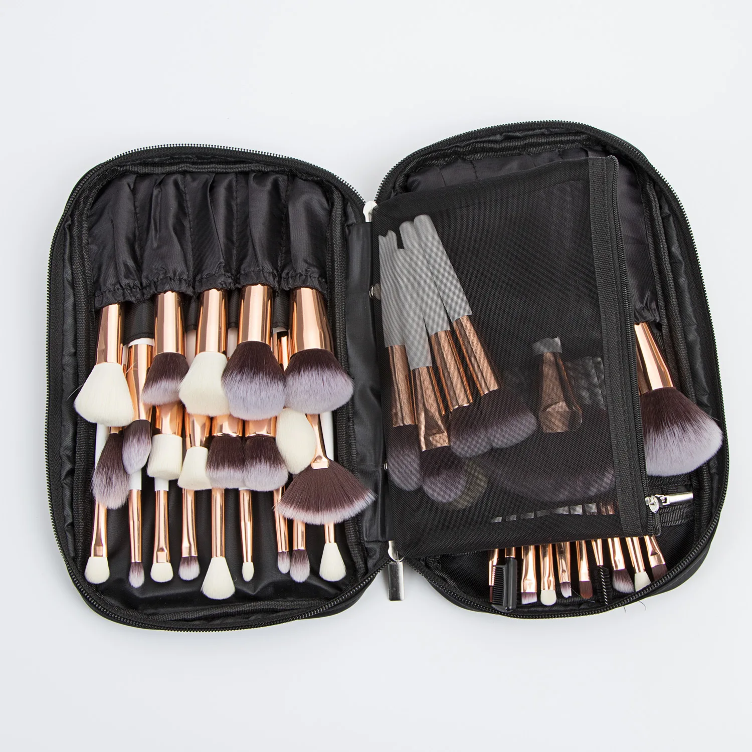 40Pcs Makeup Brushes Soft Hair Make Up Tools Cosmetic Powder Eye Shadow Foundation Concealer Blush Blending Detail Eyebrow Brush