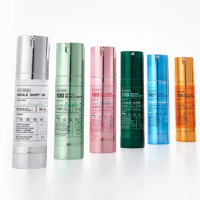 Vita-Light CICA Reedle Shot Skincare - Microneedle Essence 100/300/700, Pore-minimizing Glowing Even-toned For All Skin Types