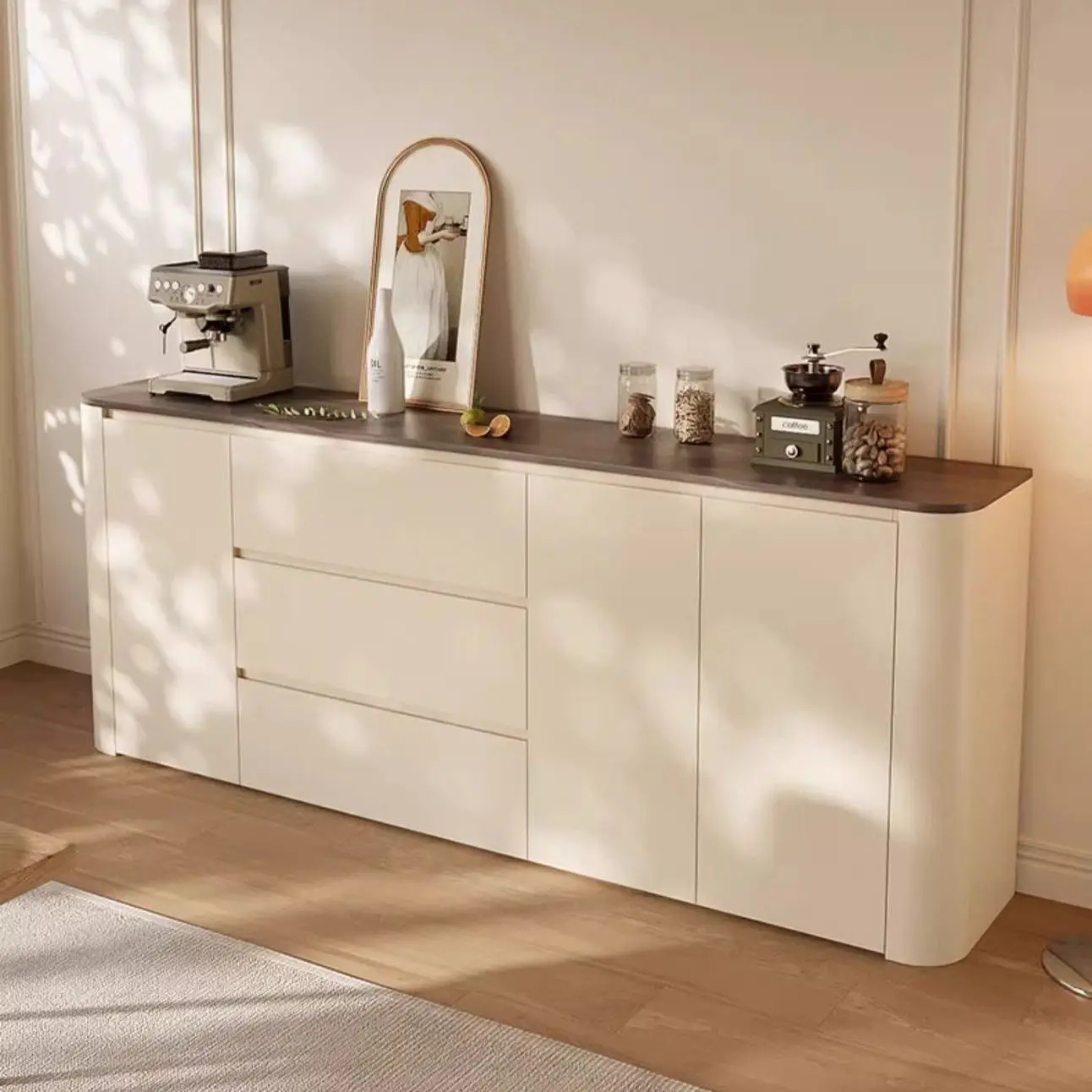 

Средневековый обеденный боковой шкаф у стены, встроенный шкафчик для маленькой квартиры, бытовой чайный шкаф, шкафчик для гостиной, мульти-f