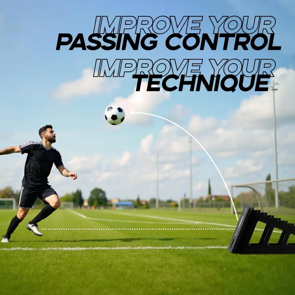 スキル開発、パス、シュート、敏捷性、ボールコントロール向上のための双方向サッカーリバウンドトレーニングボード