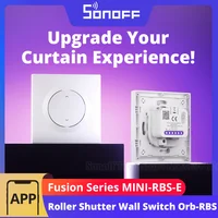 SONOFF Orb-RBS Fusion Series Matter Over WiFi interruptor de pared de persiana enrollable inteligente MINI-RBS-E funciona con Google Home Alexa AppleHome