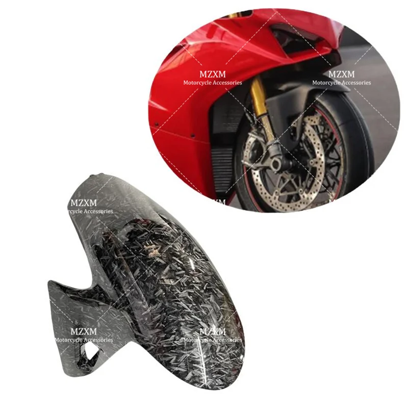 

Forged pattern Front Fender Splash Mudguard Mud Flap Fairing Fit For Ducati Panigale V4 V4S V4R 2017-2024 V2 2020-2022