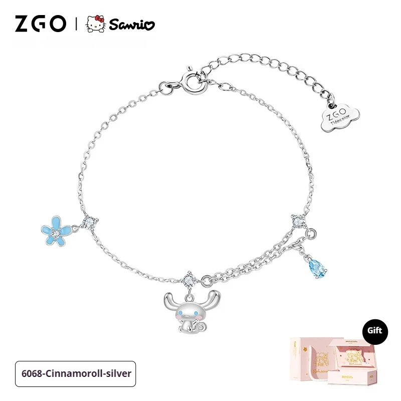 Minion Creation Cinnamorol 925 Silver Bracelet Women Bracelet Light cute Fresh Sweet Niche Delicate Boudoir Girlfriend Gift