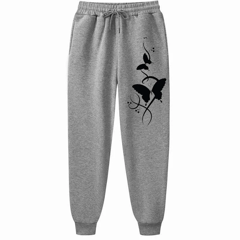 Women's Printed Casual Sports Pants All-match Sports Pants Fashion Hip-hop Drawstring Pocket New