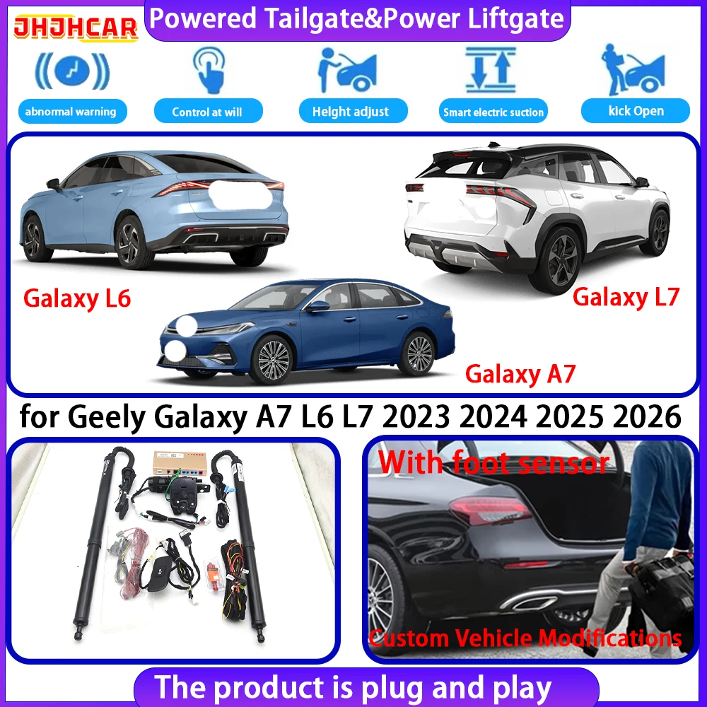 JHJHCAR for Geely Galaxy A7 L6 L7 2023 2024 2025 2026 Smart Automatic Electric Powered Tailgate Power Liftgate Tailgate System