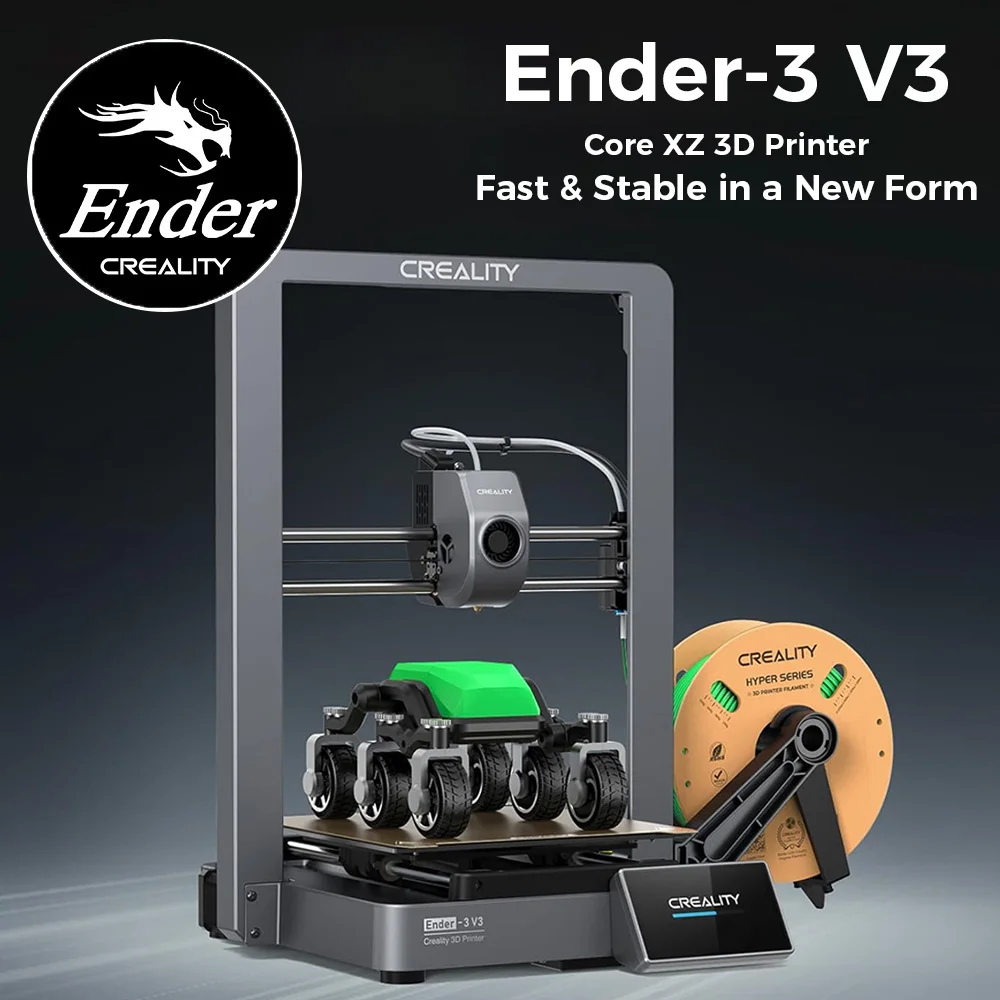 Creality 3D Ender-3 V3 CoreXZ 3D 프린터, 600 mm/S 속도, 직접 압출기, 자동 레벨링, 듀얼 안정적인 올 메탈 빌드 셀프 체크 