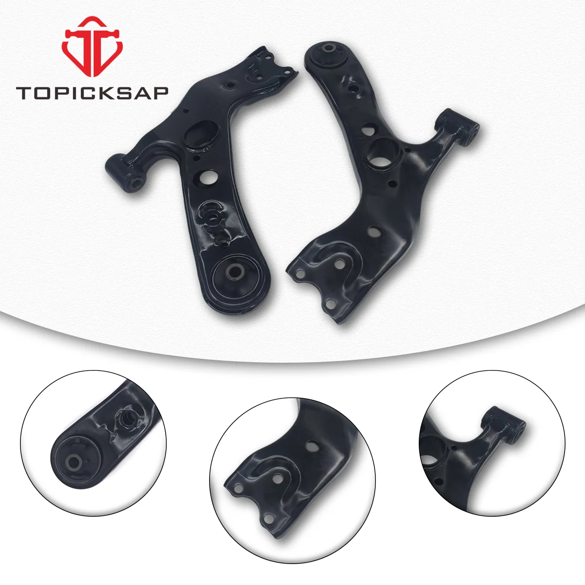 TOPICKSAP 14pcs Front Lower Control Arm Sway Bar Link Ball Joint Kit for Toyota RAV4 2006 2007 2008 2009 - 2017 2018 480690R010