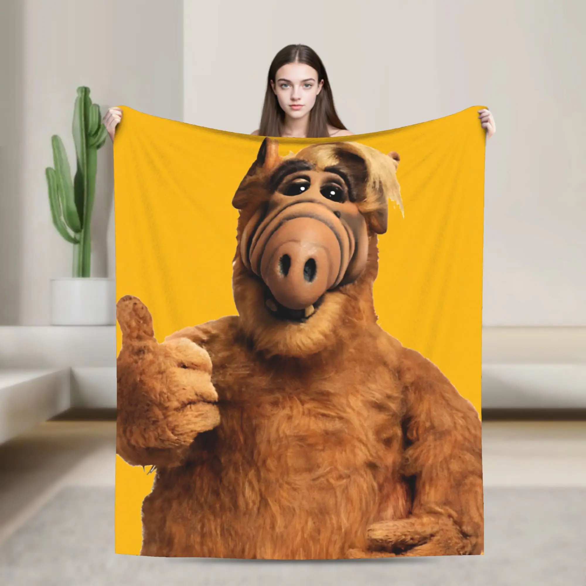 Alf  Alien Life Form Comedy  Blankets  Fleece Awesome Soft Throw Blankets for Home  Winter