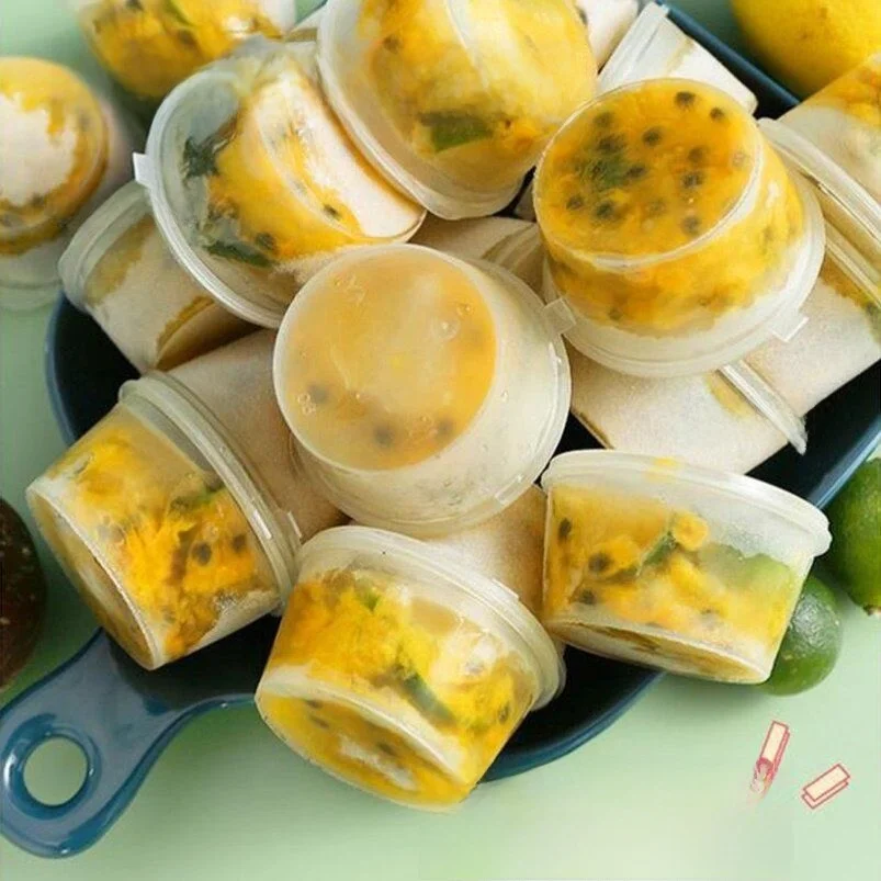 Caja de Condimento de Limón y Maracuyá, Salsa de Grado Alimenticio, Gelatina de Kumquat, Caja Pequeña, Contenedor de Almacenamiento para Cocina, Utensilio de Cocina