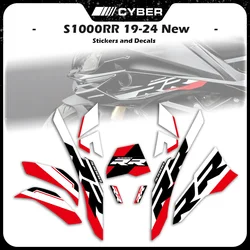 For BMW S1000RR 2019-2024 New OEM Black Car Fairing Shell Sticker Decal Full Car Sticker S1000RR HP4 19 20 21 22 23 24