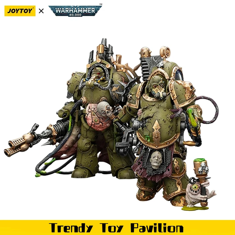 

【Предпродажа】JOYTOY Warhammer 40K Death Guard Lord of Virulence Foul Blightspawn 1/18 Фигурка