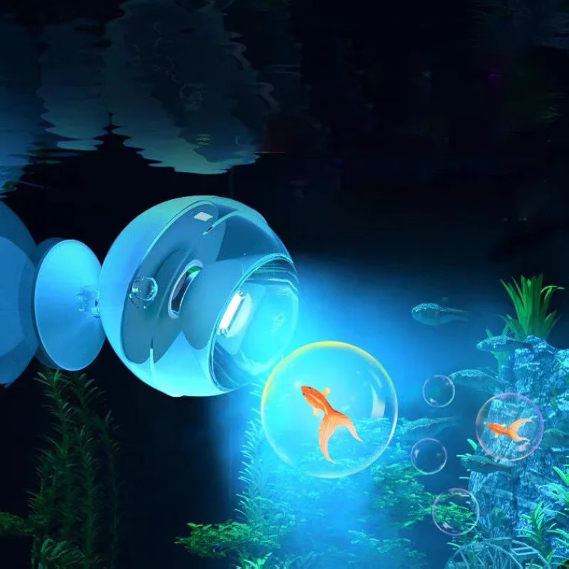 Fish Tank Diving Lights LED Spotlights Ornamental Fish Lighting Lamps Colorful Waterproof Amphibious Night Light Spotlights