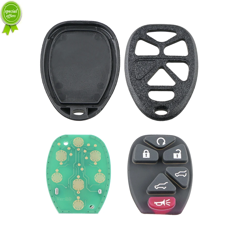 J17 6 buttons Car Key OUC60270 315 Frequency Replacement for Chevrolet 2007-2014 Cadillac Escalade ESV EXT Remote Car Key Fob 6b