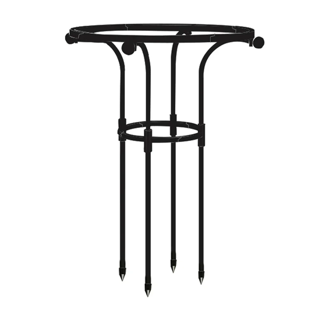 Metal Obelisk Trellis for Climbing Plants Designed for Use with Potted Plants Ground Plantings and Container Gardens