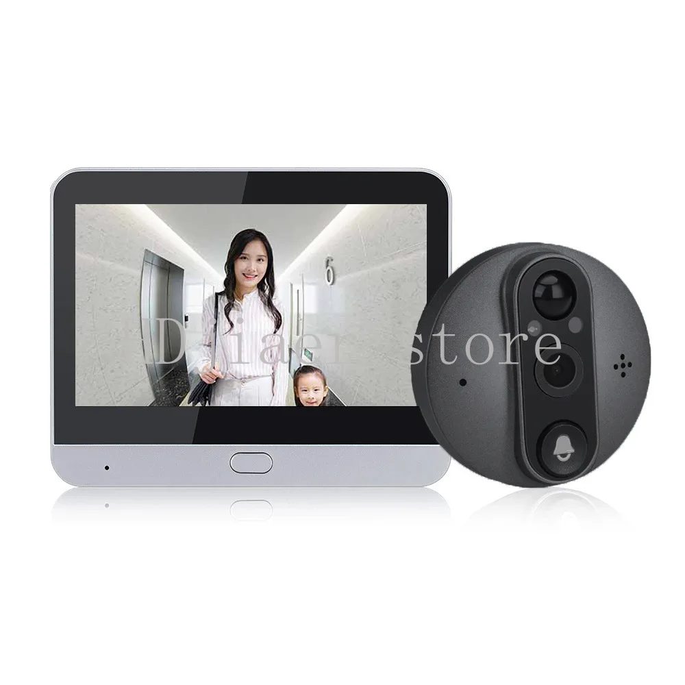 

Smart WiFi Door Viewer: HD Camera, APP - Controlled, 2 - Way Audio, Night Vision, Remote Monitoring