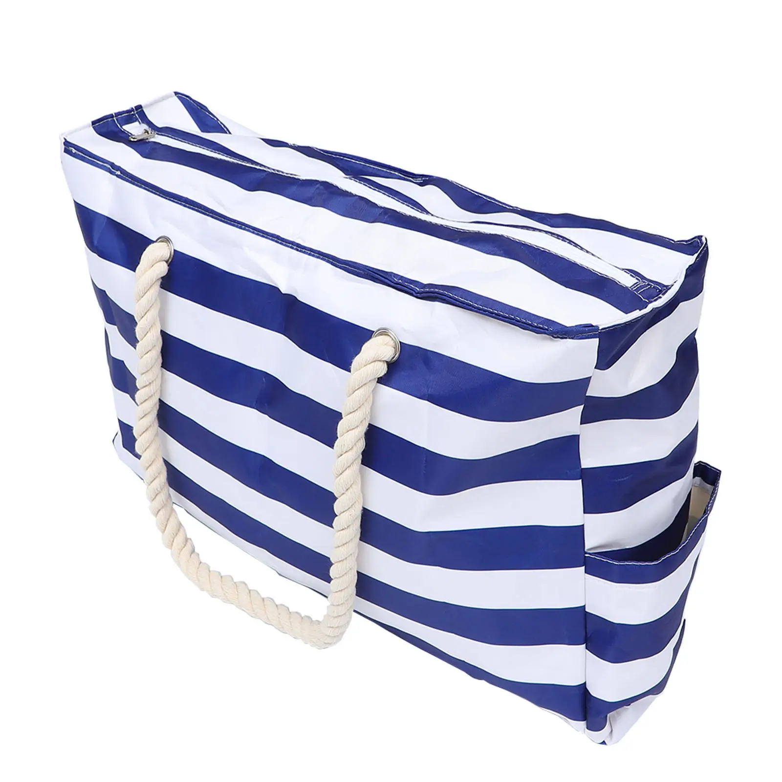 

1Pcs Waterproof Beach Bag Large Foldable Canvas Beach Tote Bag for Women with Ample Space Lipstick Cosmetics Towel Outdoor