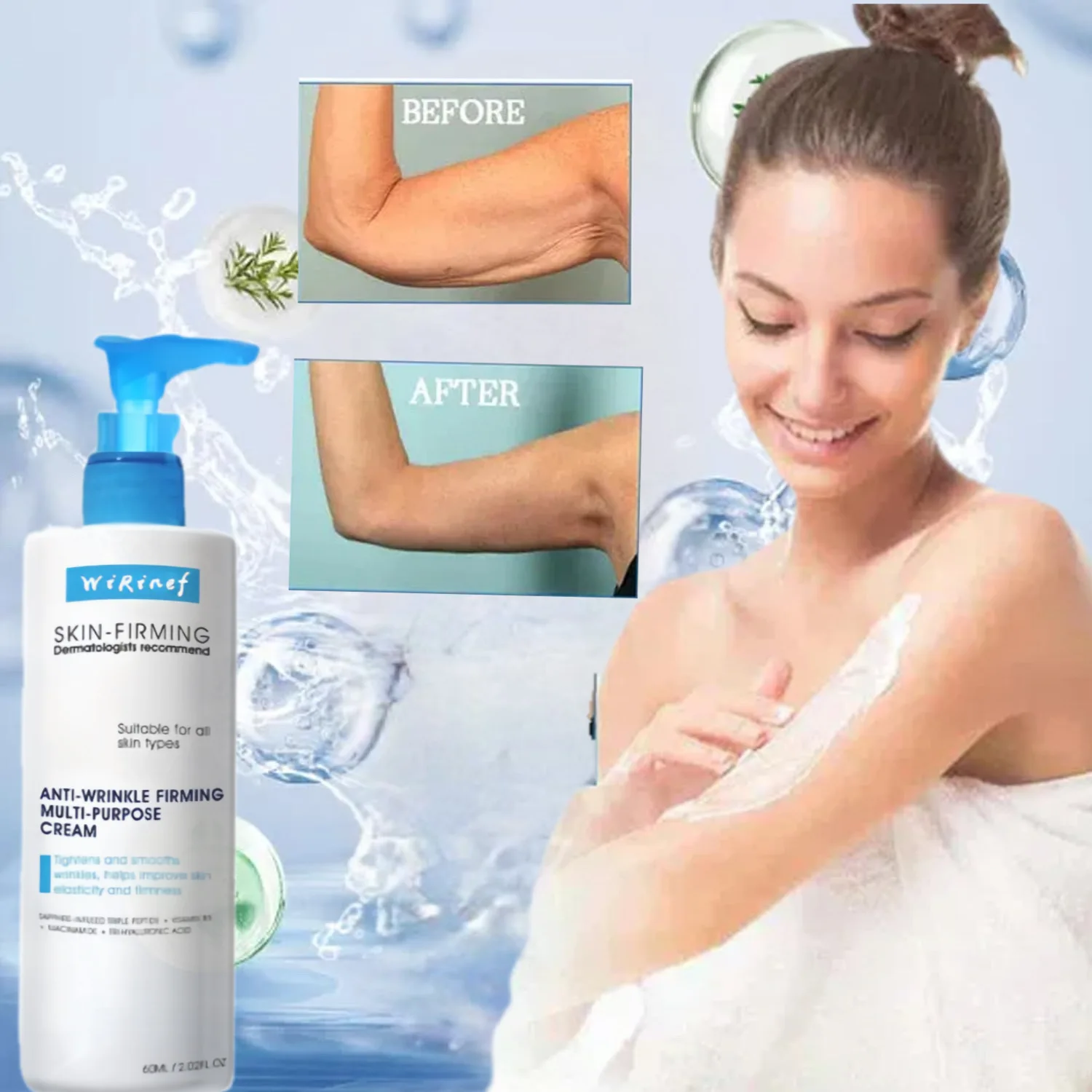 

Укрепляющий крем для тела, подтягивающий, повышает эластичность, улучшает провисание кожи, лосьон, питательный, увлажняющий, осветляющий, лифтинг, уход за кожей