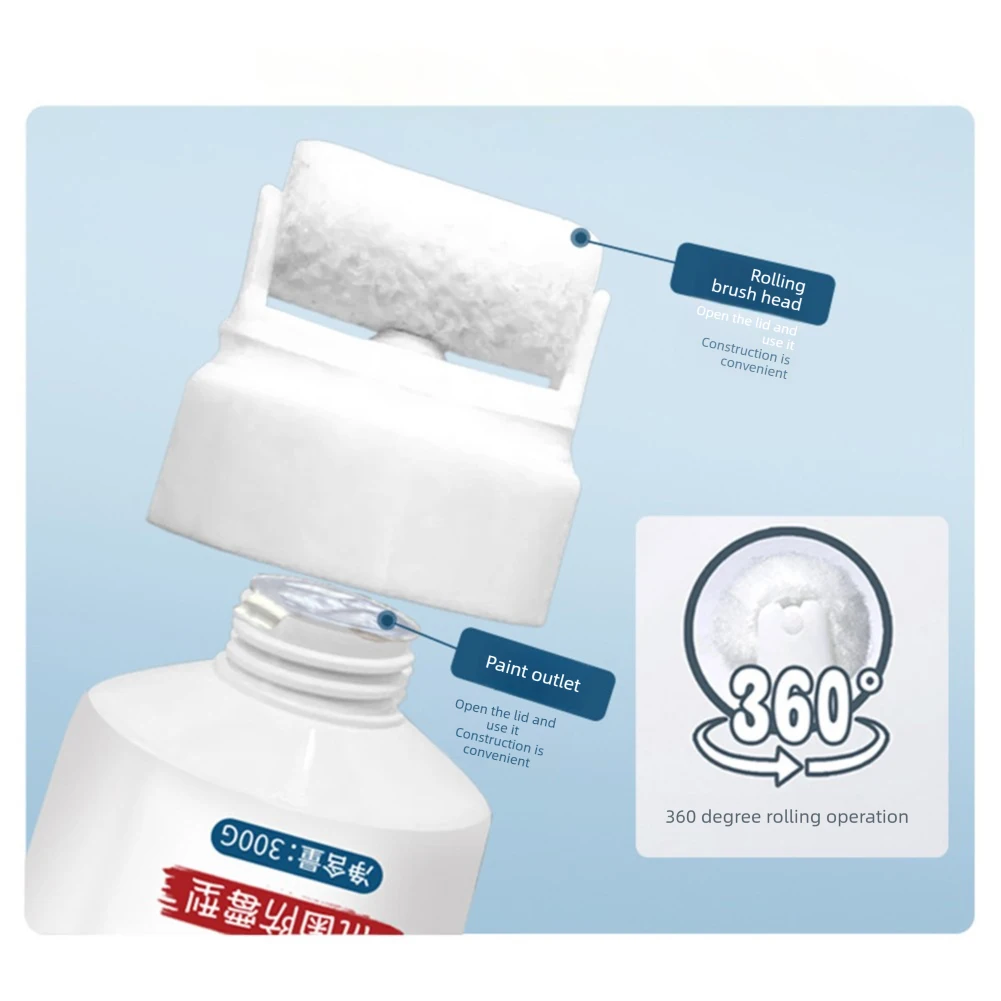 Drywall Repair Integrated Small Rollers Brush Wall Paint Applicator Wall Hole Crack Filling Paste Quick-Drying Mending Agent