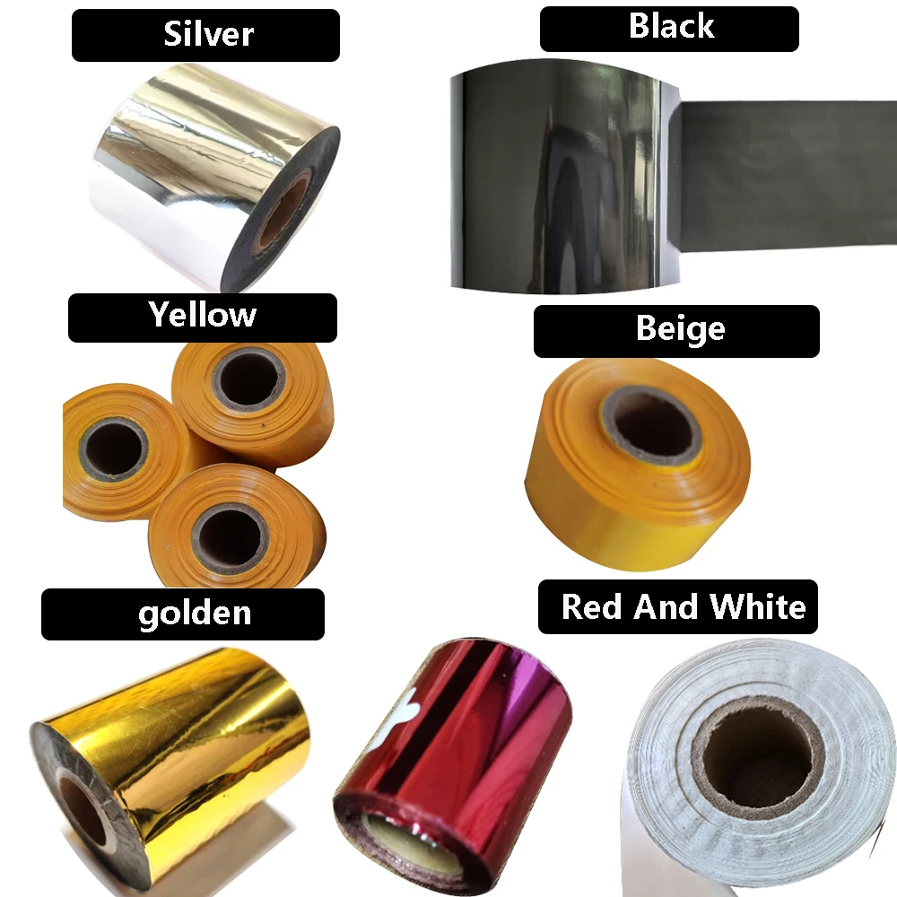 

Heat transfer printing ribbon 70mm*120m coding hot stamping machine ribbon For paper plastic packaging date printing 2pcs/Lot