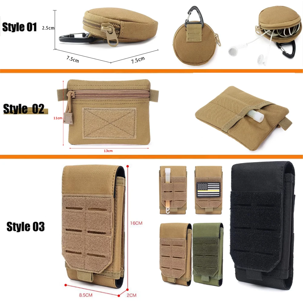 OPHIDIAN Jagd Tasche Molle Tasche Getriebe Taille Tasche Männer Telefon Tasche Camping Jagd Zubehör Gürtel Taille Tasche EDC Tasche – Detail 2