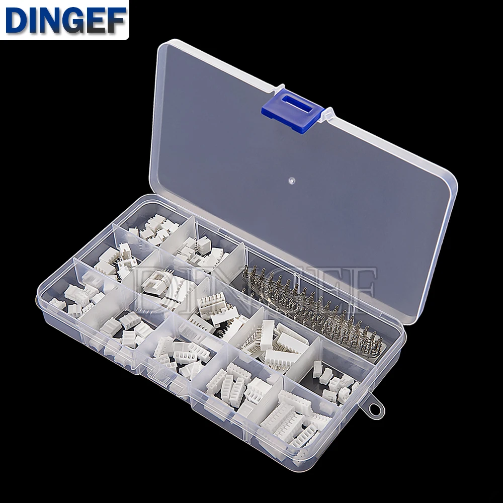 220PCS PH2.0 JST Male Female Plug Socket PH 2.0mm Connector kit Straight Pin Terminals 2P 3P 4P 5P 6P 8P Pitch 2.0mm view 5