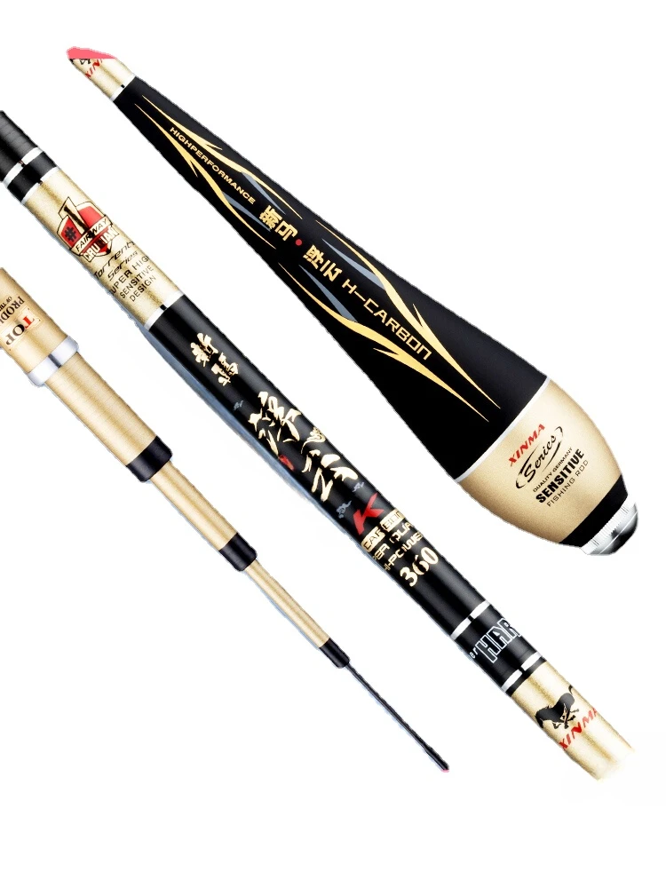 

37/28/19 Tune Telescopic Hand Fishing Rod Carbon Fiber Ultra Light Carp Feeder Rods Super Hard Stream Lake Pole Reservoir Pond