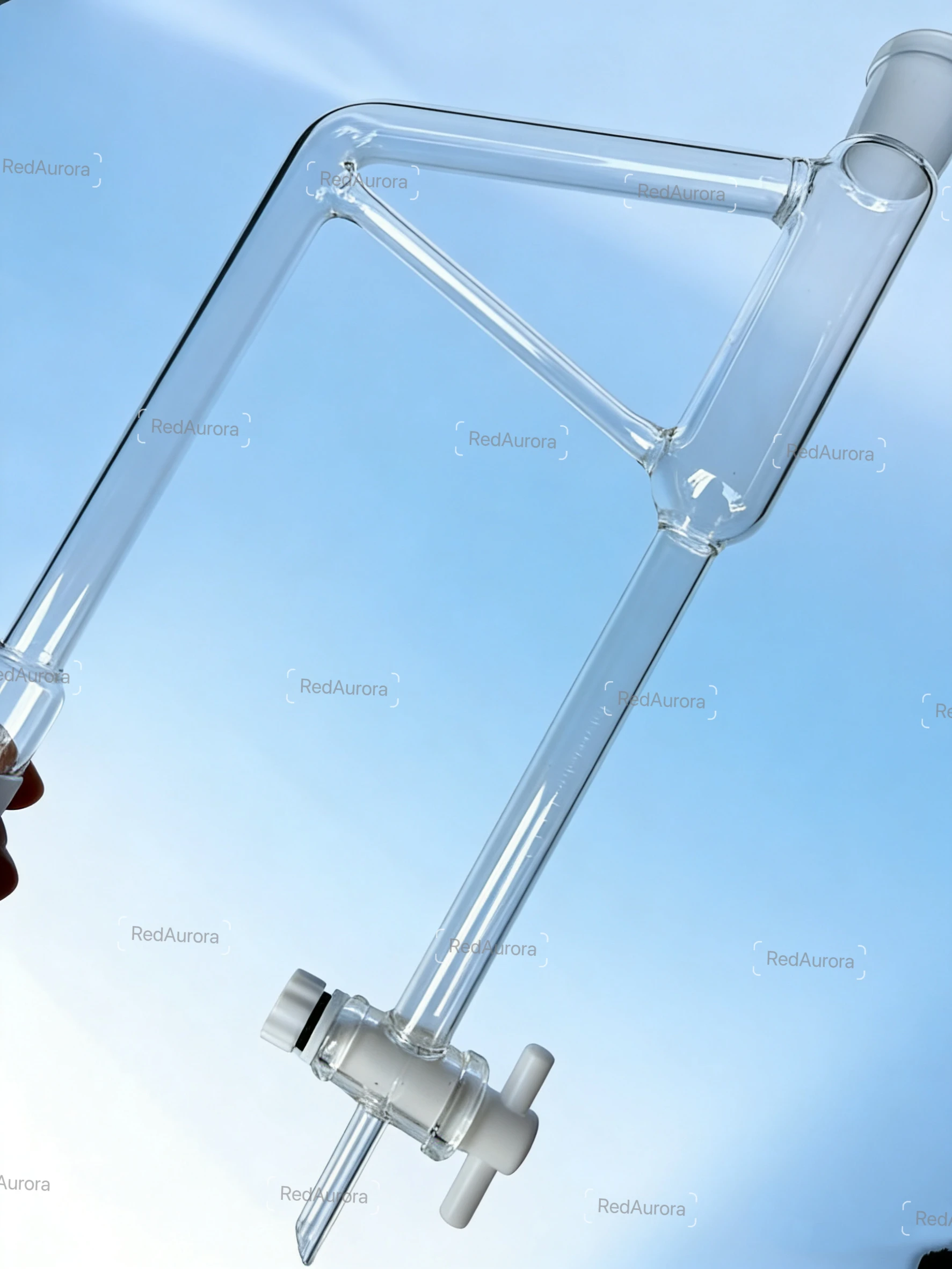 Volatile Oil Tester, Joint  24/29 With PTFE Switch Valve,Heavy Oil Density Greater Than 1, Borosilicate Glass