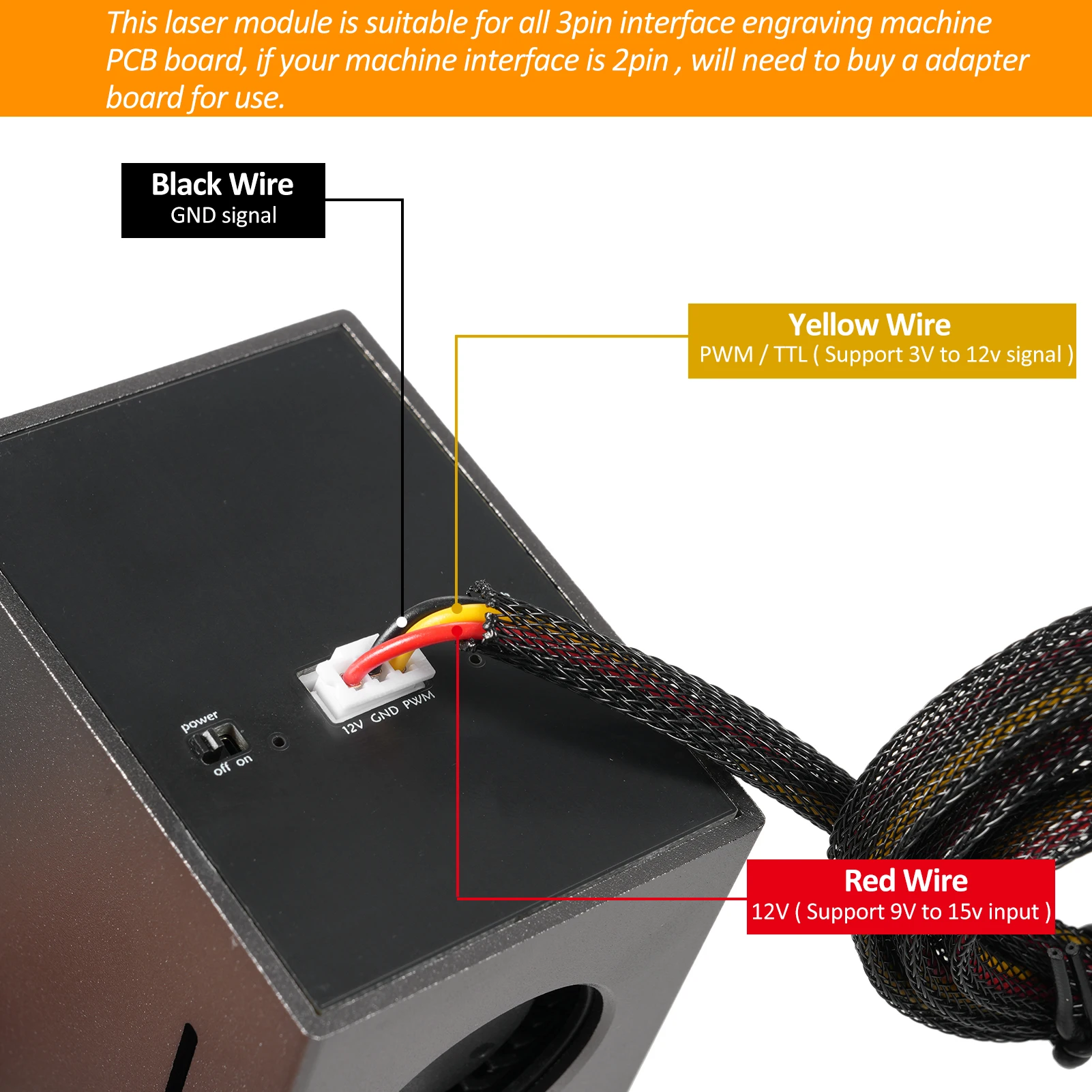 40W/80W Alloy Laser Module Laser Engraving Module Laser Head Module Built-in Air Pump with Air Auxiliary Function