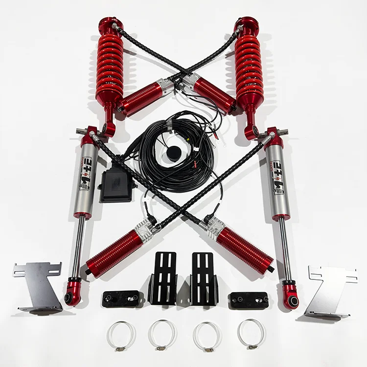 Tank 300 CDC Electronic Control 2.5-Inch Lift Red Front and Rear Shock Absorbers with Compression Adjustment