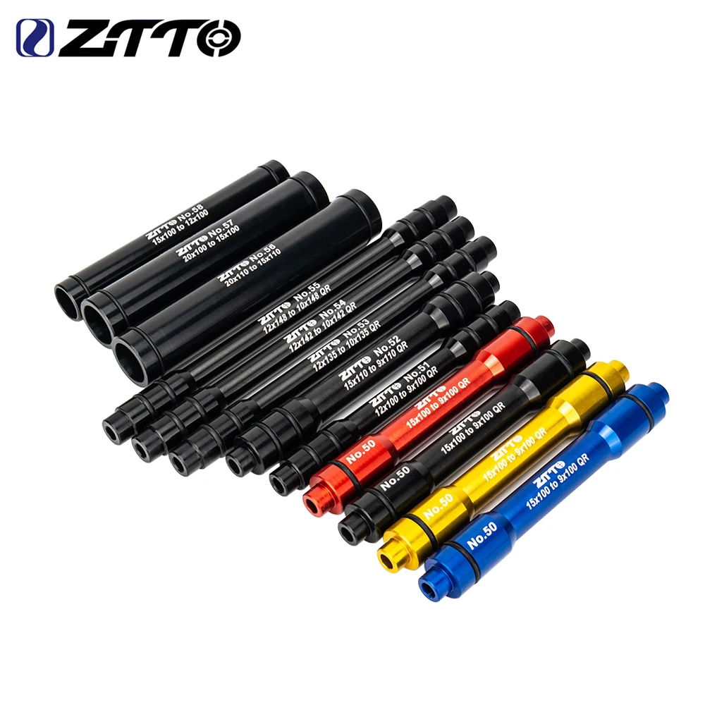 ZTTO 15 to 9mm 110 Thru Axle Adapter 12 To 10mm 135 142 148mm TA To Quick Release For MTB Road Bike Hub Adapter 20mm To 15