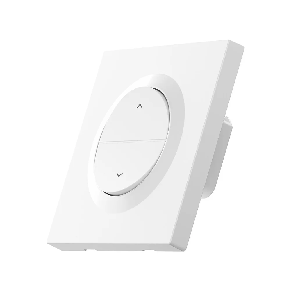 Roller Shutter Wall Switch Compatible with For MINI-ZBRBS-E For Zigbee 3.0 AC100-240V 1A 150W White 86x86mm PC Body