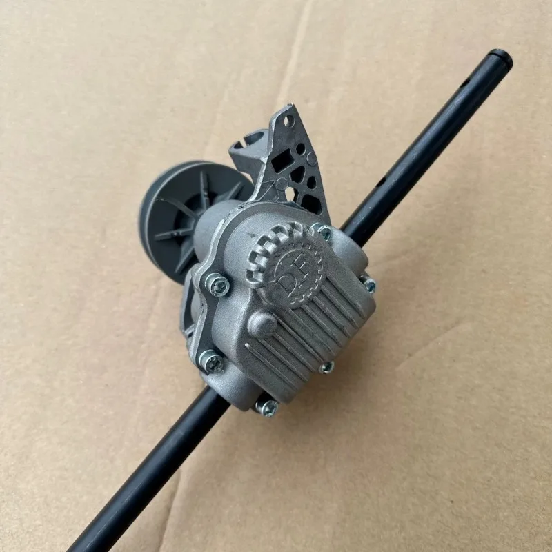 Walk-Behind Belt-Driven Self-Propelled Lawn Mower Gearbox Assembly, Self-Propelled Drive Gear Unit For Grass Trimmer Mower