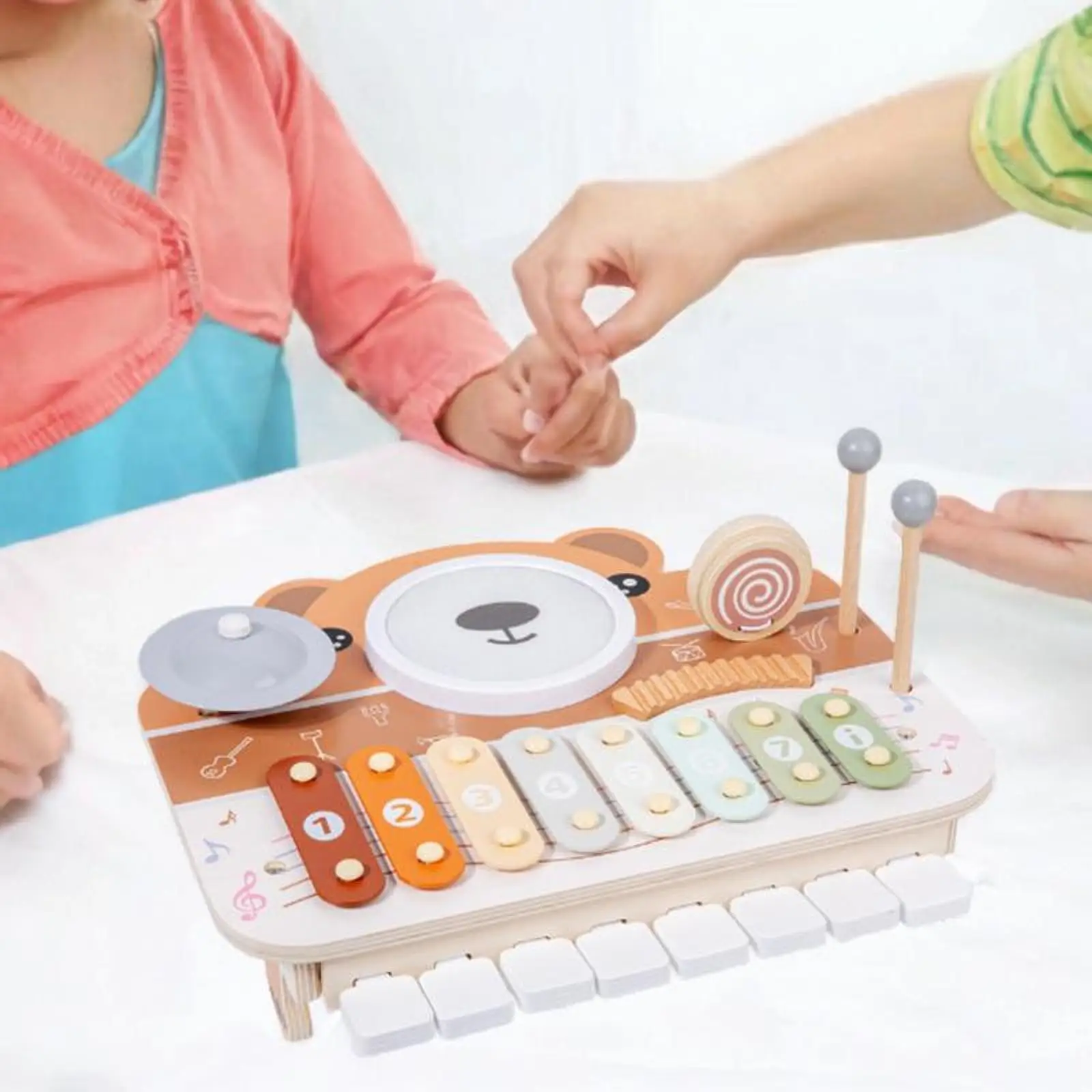 Kids Percussion Instrument Wooden Montessori Toy Music Instrument Music Toy