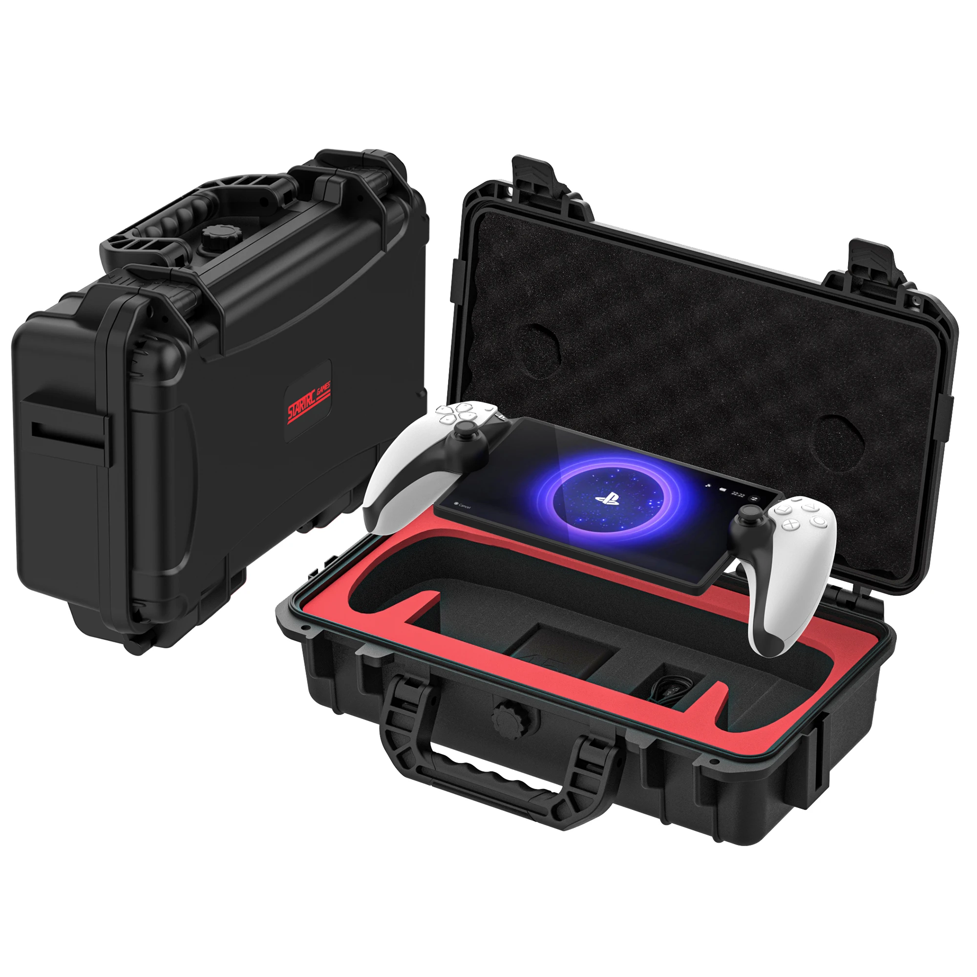 carrying-case-for-playstation-portal-remote-player-hard-shell-travel-case-with-diy-customizable-foam-for-ps5-portal