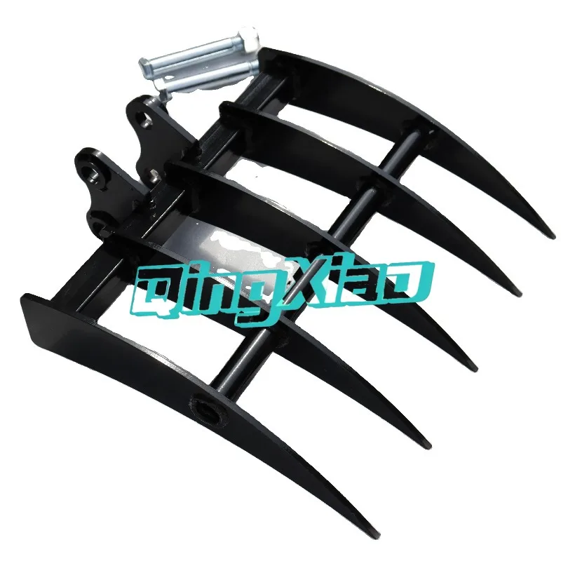 

Excavator Rake Attachment For Mini Small Excavator Narrow Space Site Working Landscape Gardening Land Clearing Tool Construction