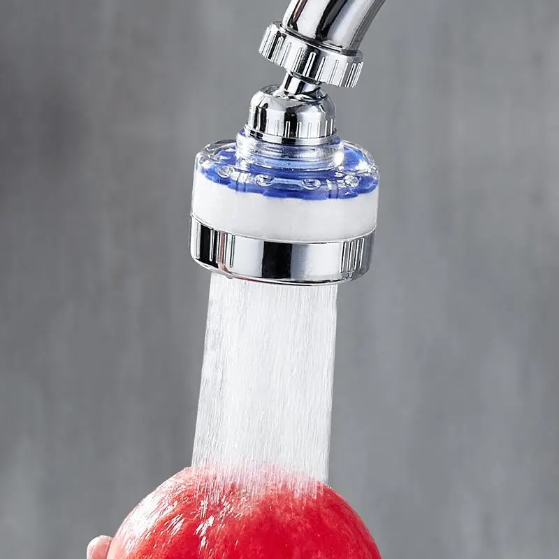 Kitchen Faucet Water Filter 360° Rotatable Pressurized Aerator Universal Easy Install for RV Small Kitchen Sink Use