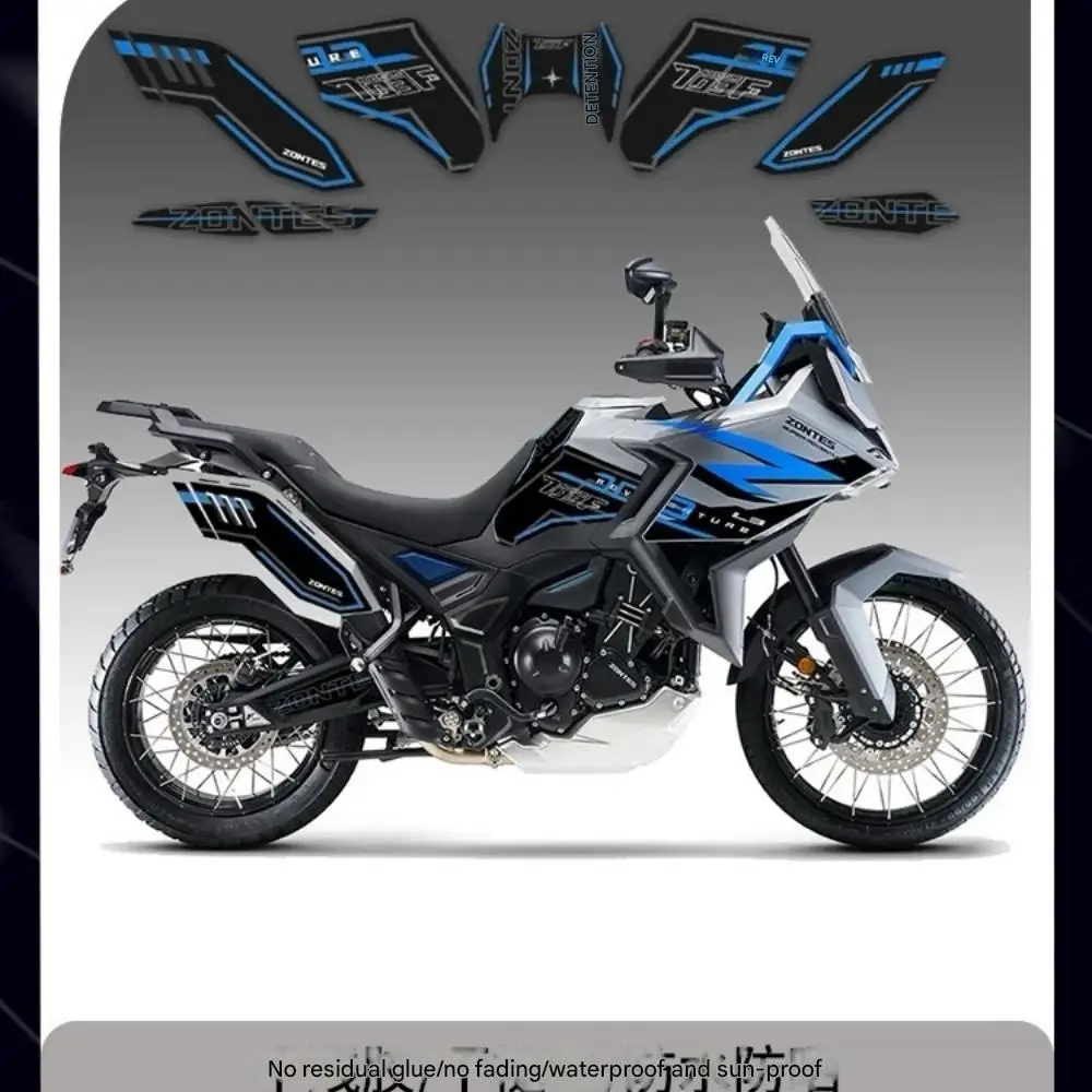 FOR ZONTES 703F Stickers, Decal Fuel Tank Stickers, Anti-slip Motorcycle Body Protective Stickers, Wear-resistant
