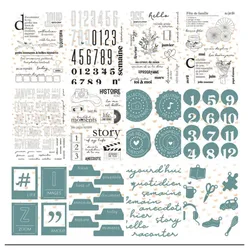 New French words Transparent Clear Stamps for DIY Scrapbooking/Card Making Fun Decoration Supplies A0277