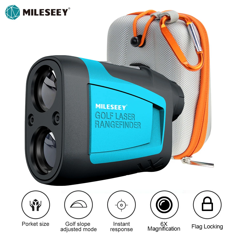 Mileseey-ゴルフレーザー距離計pf210,600ヤード,ミニスポーツ距離計