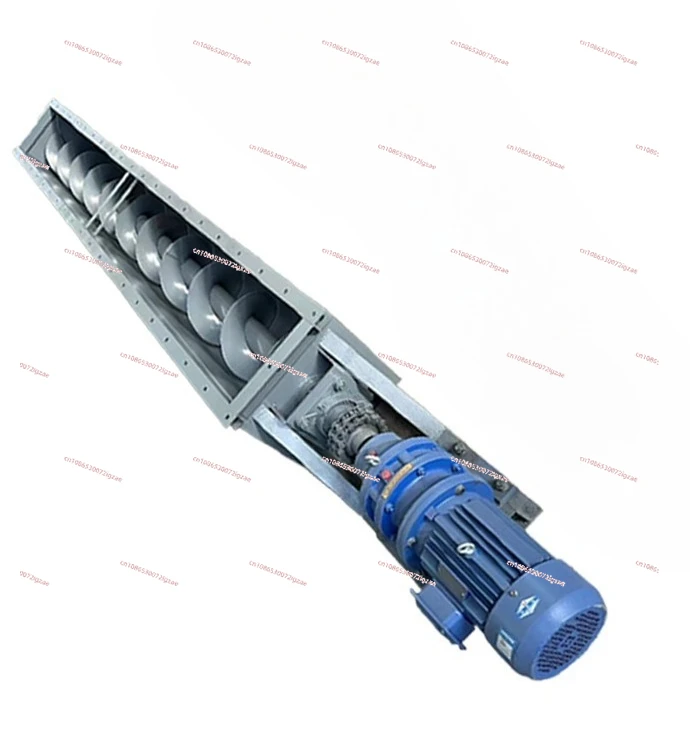Spiral Conveyor 219 Tubular U-shaped Cement Sand Dry Powder Fully Automatic Auger Conveyor Powder Material Elevator