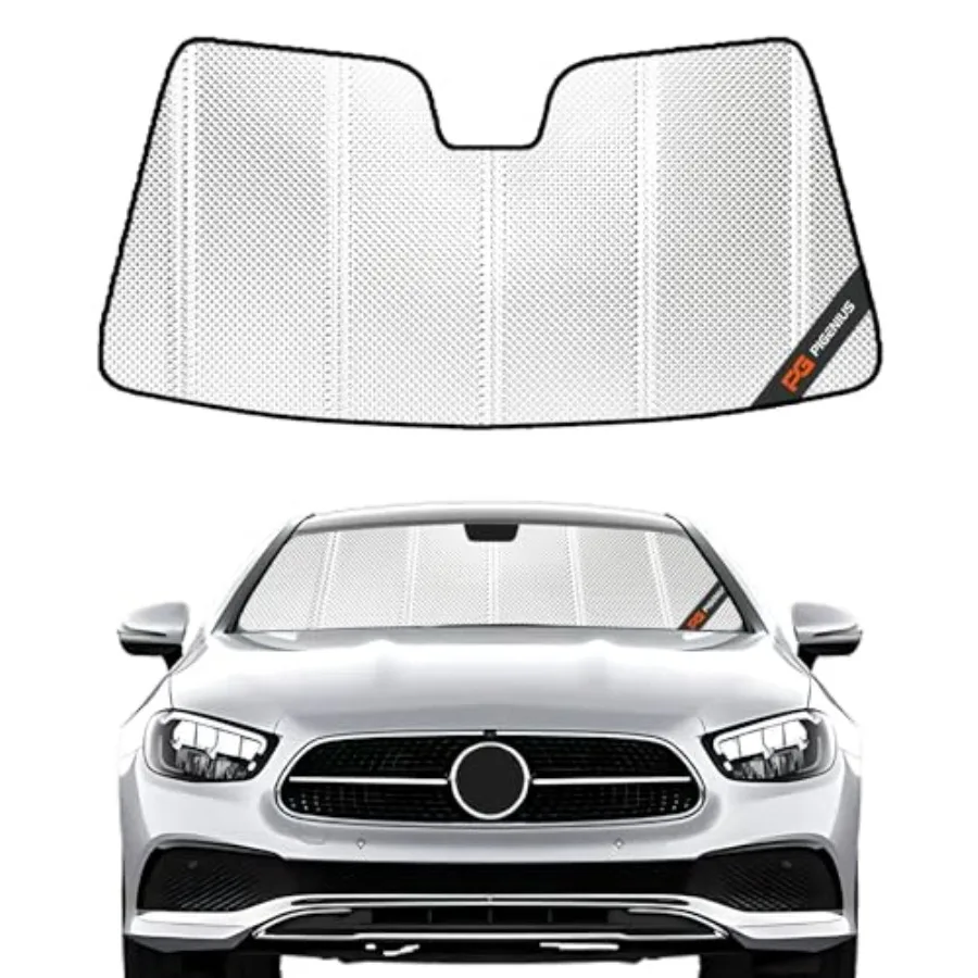 

Солнцезащитный экран для лобового стекла для Mercedes-Benz. Солнцезащитная пленка из отражающего алюминия для переднего стекла - BLAZBLOCK