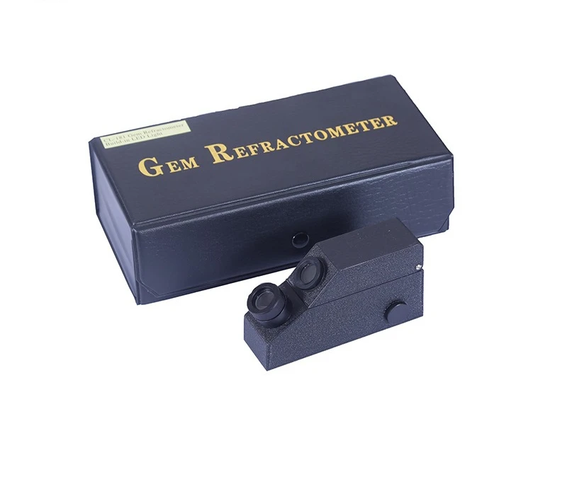 Gem Refractometer 330g Built-in External Light Source Optical Jewelry Identification Instrument Magnifying Glass
