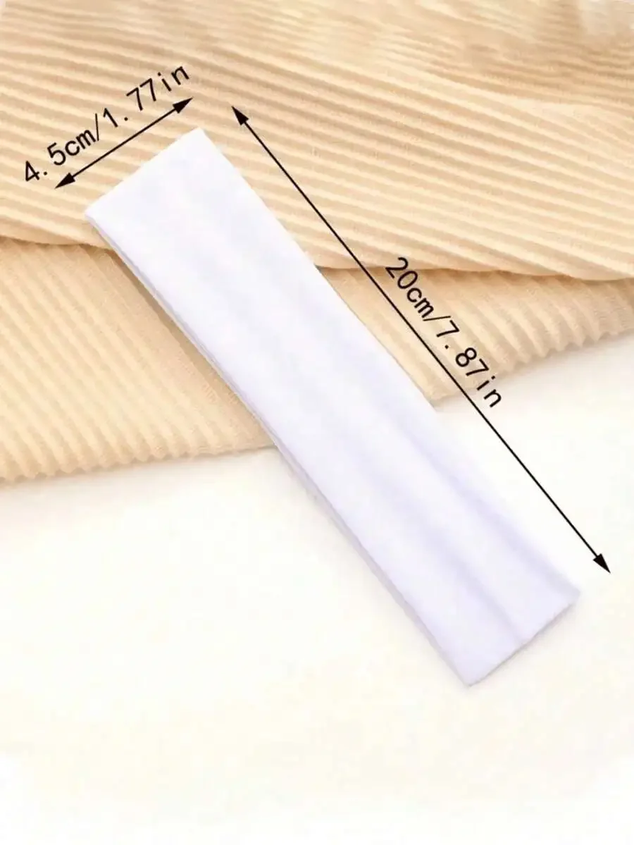 

12pcs Women Sports Headbands Moisture Wicking Elastic Hairbands Yoga Running Workout Hair Accessories
