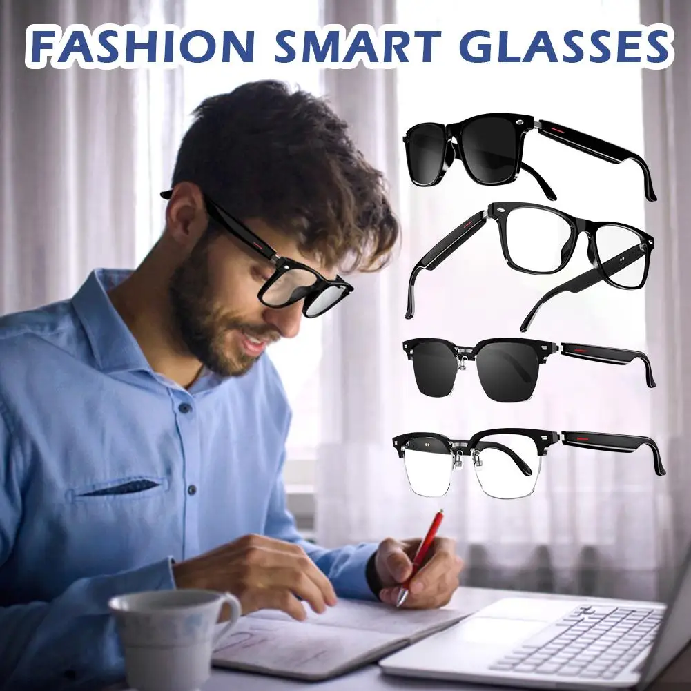 E13 Smart Glasses Blue Light filter occhiali da sole polarizzati Audio Call AI Blue Music Voice Noise Reduction lenti Eyewear Too Y0B1