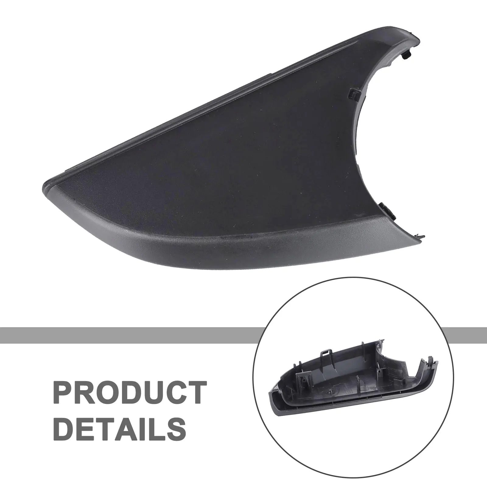 

Left Mirror Under Trim for Mercedes W176 W246 W204 W212 W221 GLA GLK A1768100115 Replacement Part ABS Black Finish Direct Fit